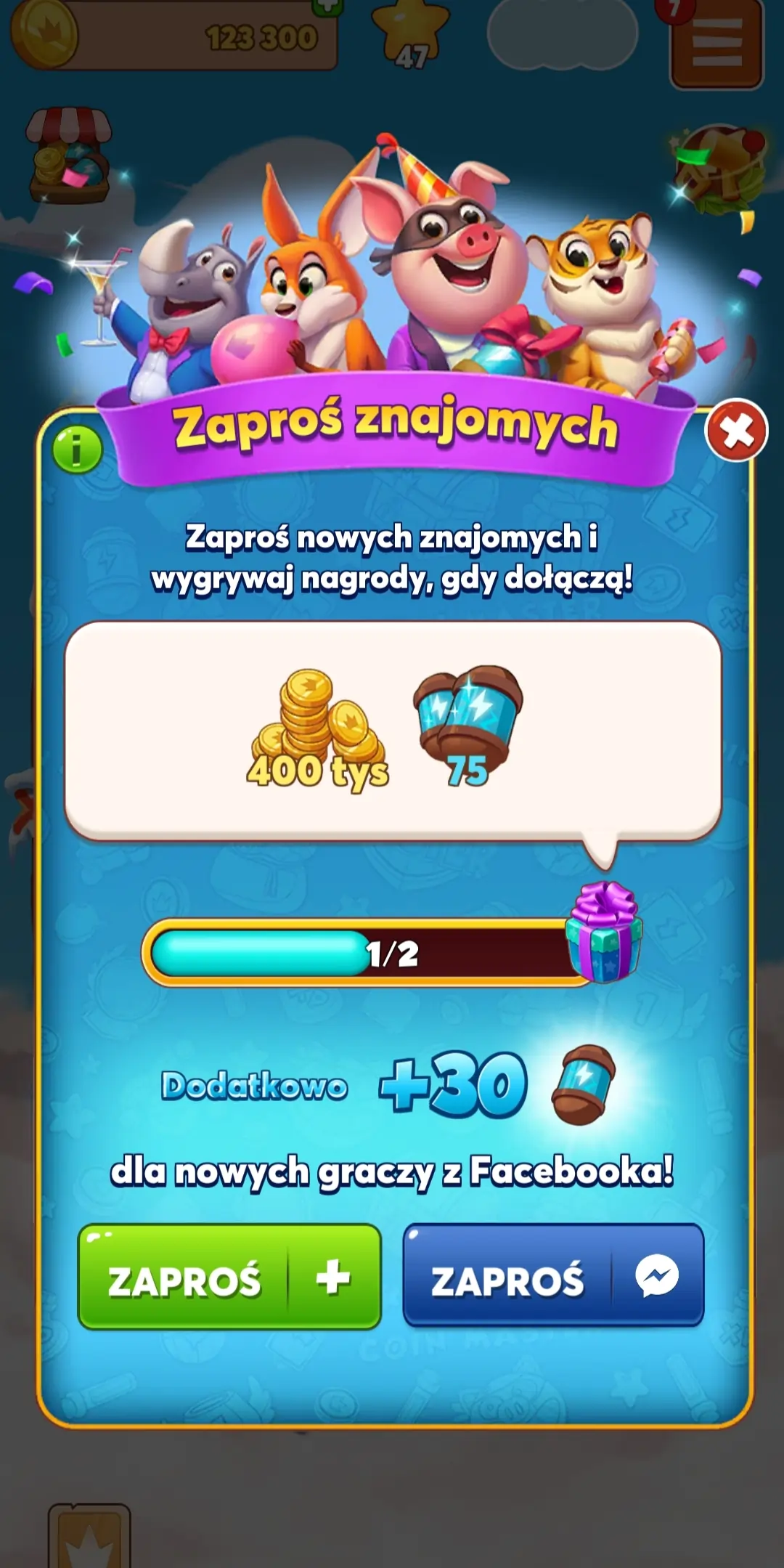 Premia za zaproszenie znajomego