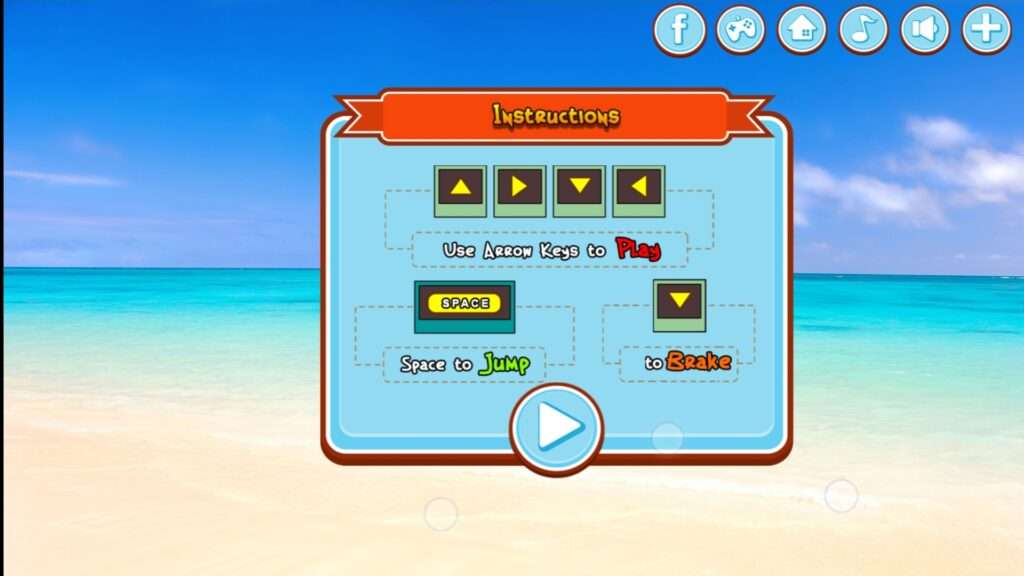 moto beach ride html5 online 3