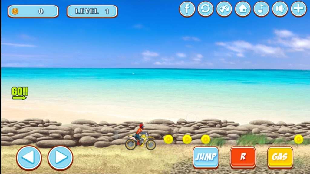 moto beach ride html5 online game